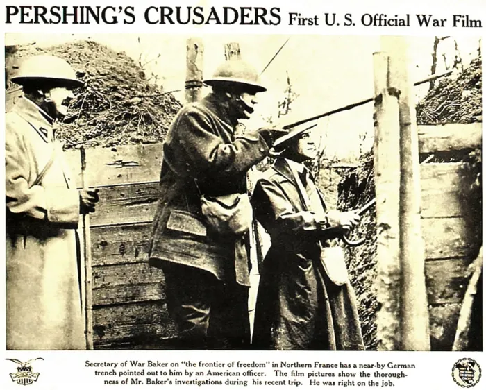 Framed Print : PERSHING'S CRUSADERS, lobbycard, 1918 Framed Print : PERSHING'S CRUSADERS, lobbycard, 1918