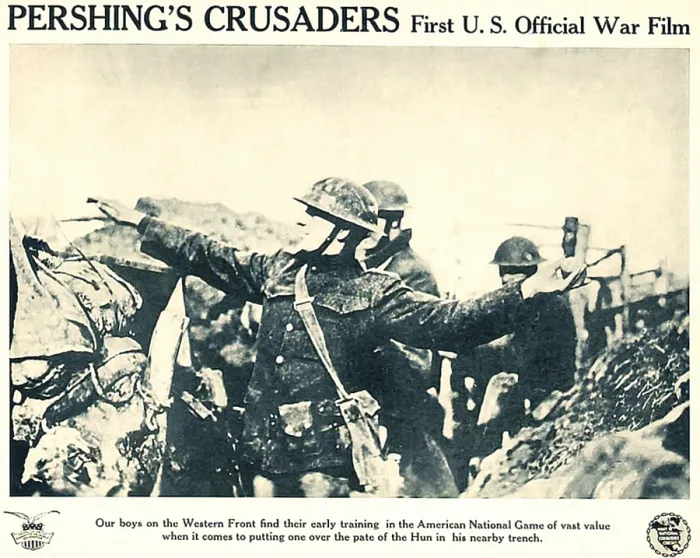 Framed Print : PERSHING'S CRUSADERS, lobbycard, 1918