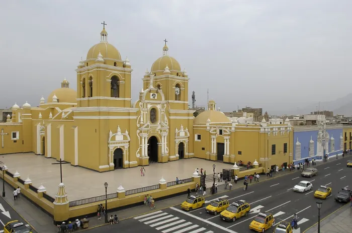 Framed Print : PERU. Trujillo. Cathedral in Arms Square. AISA / Everett Collection**US SALES ONLY** Framed Print : PERU. Trujillo. Cathedral in Arms Square. AISA / Everett Collection**US SALES ONLY**
