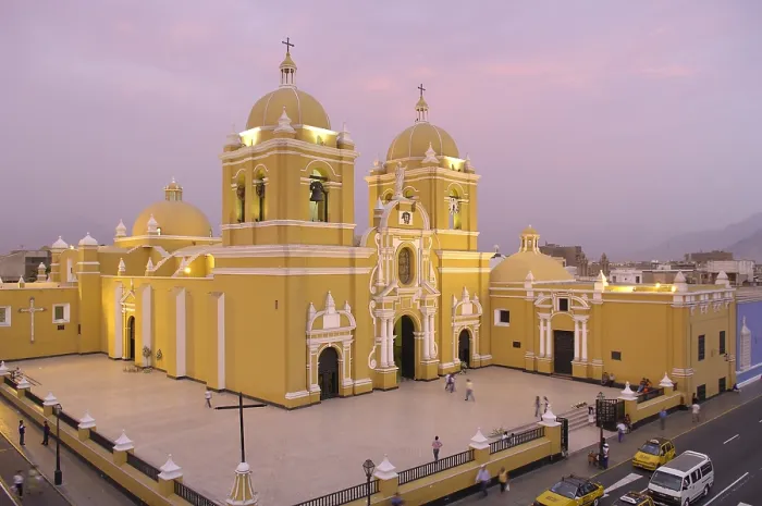 Framed Print : PERU. Trujillo. Cathedral in Arms Square. AISA / Everett Collection**US SALES ONLY** Framed Print : PERU. Trujillo. Cathedral in Arms Square. AISA / Everett Collection**US SALES ONLY**