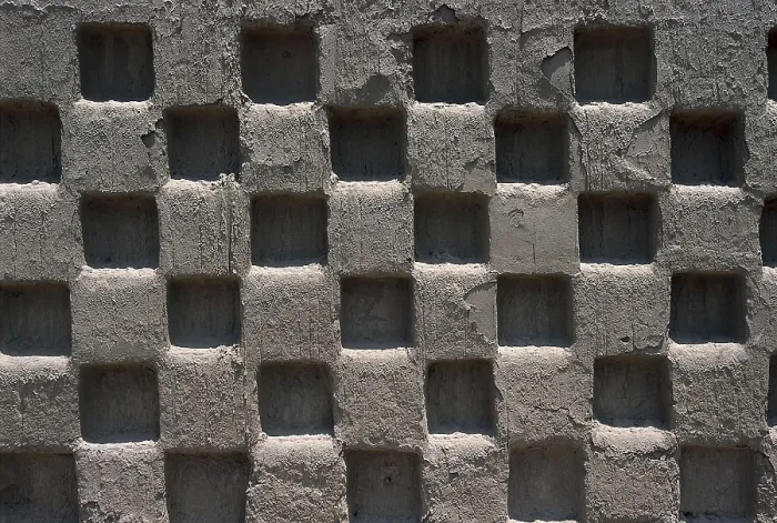 Framed Print : PERU. Trujillo. Chan Chan. Detail of the adobe wall decorated with a geometrical motif. Chimu art. Architecture. AISA / Everett Collection**US SALES ONLY**