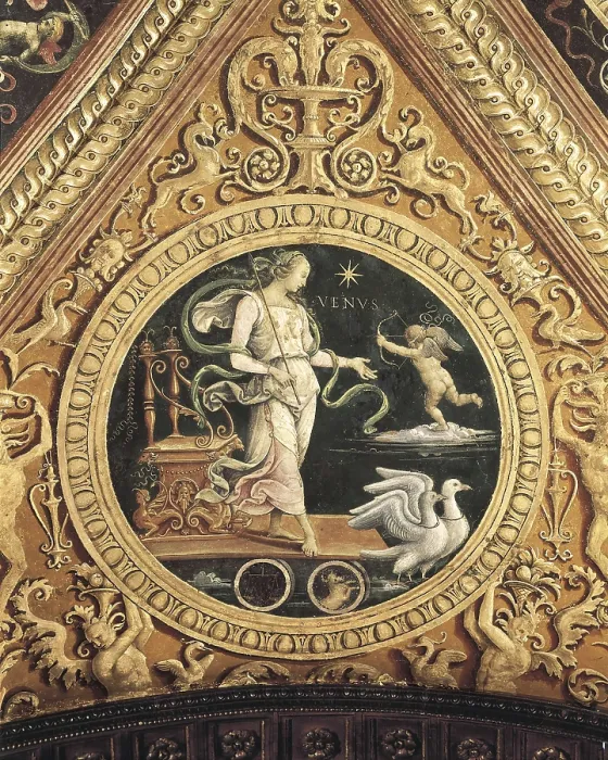 Framed Print : PERUGINO, Pietro Vannucci, called Il (1448-1523). Collegio del Cambio. Decoration. 1497-c. 1500. Detail of the decoration. Depiction of Venus. Renaissance art. Quattrocento Framed Print : PERUGINO, Pietro Vannucci, called Il (1448-1523). Collegio del Cambio. Decoration. 1497-c. 1500. Detail of the decoration. Depiction of Venus. Renaissance art. Quattrocento