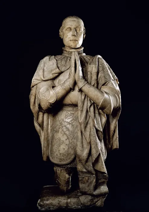 Framed Print : Peter I 'The Cruel' (1334-1369). Kinf of Castile and Leon (1350-1366). Statue prayerful. International gothic. Sculpture on marble. SPAIN. Madrid Framed Print : Peter I 'The Cruel' (1334-1369). Kinf of Castile and Leon (1350-1366). Statue prayerful. International gothic. Sculpture on marble. SPAIN. Madrid