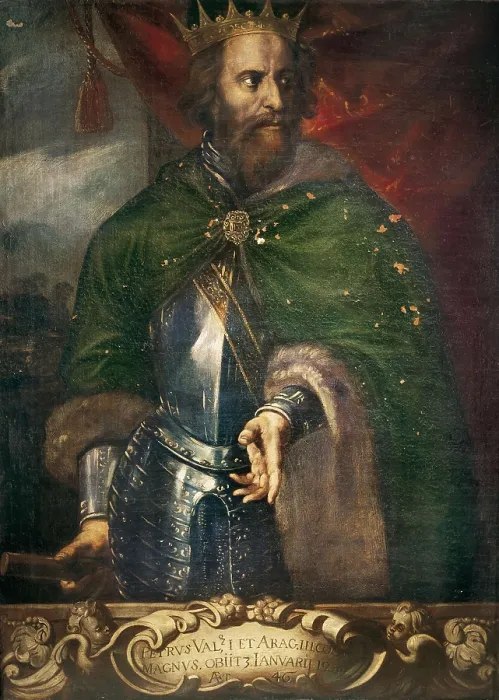 Framed Print : Peter III 'The Great' (1240-1285). Portrait by anonymous author. Oil on canvas. AISA / Everett Collection**US SALES ONLY** Framed Print : Peter III 'The Great' (1240-1285). Portrait by anonymous author. Oil on canvas. AISA / Everett Collection**US SALES ONLY**