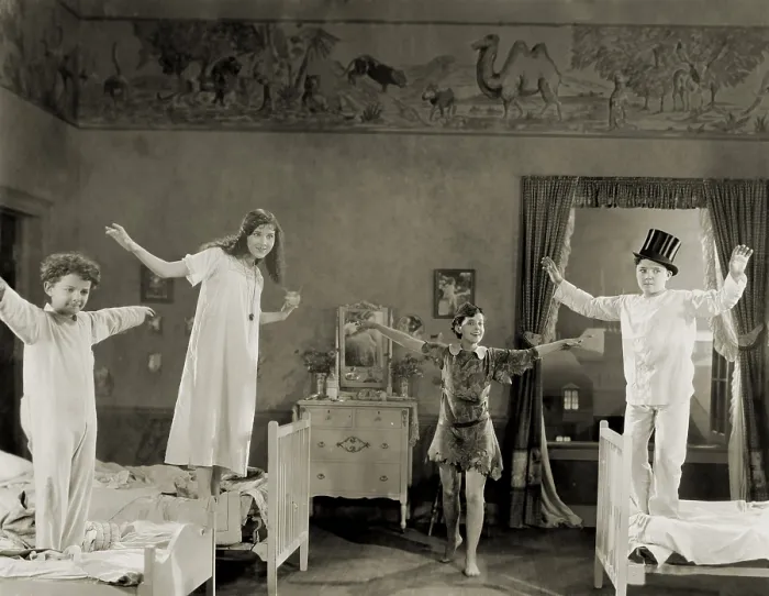 Framed Print : PETER PAN, Philippe De Lacey, Mary Brian, Betty Bronson, Jack Murphy, 1924 Framed Print : PETER PAN, Philippe De Lacey, Mary Brian, Betty Bronson, Jack Murphy, 1924