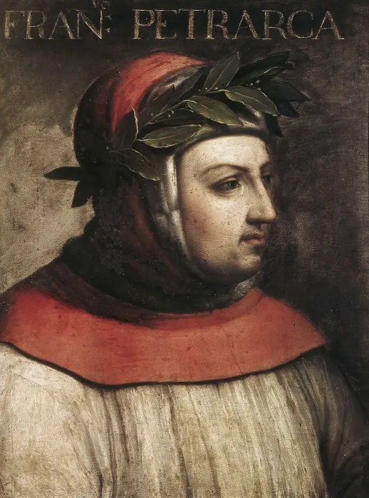 Framed Print : PETRARCH (1304-1374). Painting. ITALY. Florence. Galleria degli Uffizi (Uffizi Gallery). AISA / Everett Collection**US SALES ONLY**