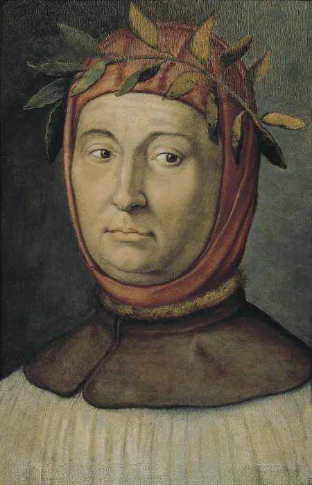 Framed Print : PETRARCH (1304-1374). Portrait by anonymus author. Painting. ITALY. Turin. Galleria Sabauda (Sabauda Gallery). AISA / Everett Collection**US SALES ONLY**