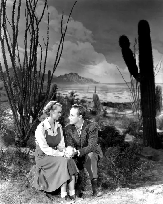Framed Print : THE PETRIFIED FOREST, Bette Davis, Leslie Howard, 1936
