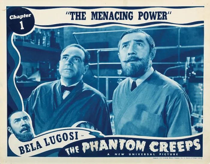 Framed Print : THE PHANTOM CREEPS, Chapter 1: The Menacing Power, center: Jack C. Smith, Bela Lugosi, lobbycard, 1939