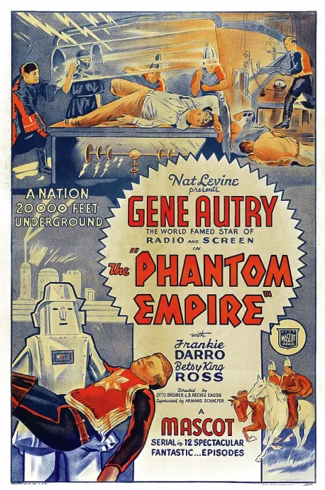 Framed Print : THE PHANTOM EMPIRE, US poster art, 1935
