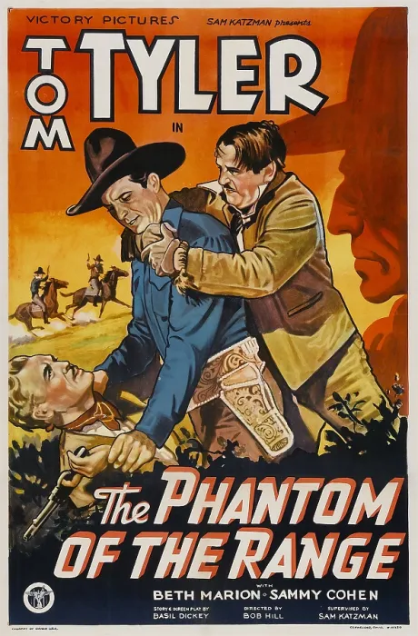Framed Print : PHANTOM OF THE RANGE, center: Tom Tyler, 1936 Framed Print : PHANTOM OF THE RANGE, center: Tom Tyler, 1936