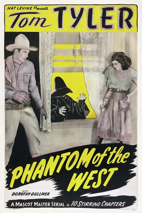 Framed Print : THE PHANTOM OF THE WEST, US poster art, from left: Tom Tyler, Dorothy Gulliver, 1931 Framed Print : THE PHANTOM OF THE WEST, US poster art, from left: Tom Tyler, Dorothy Gulliver, 1931