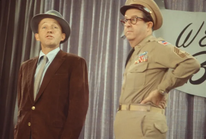 Framed Print : THE PHIL SILVERS SHOW, Bing Crosby, Phil Silvers, Bilko Presents Bing Crosby, (Season 2, ep. 18, aired Jan. 22, 1957), 1955-1959