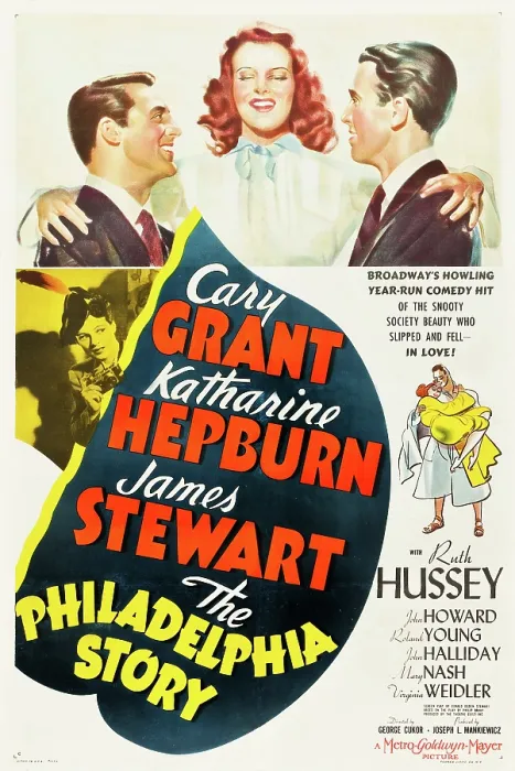 Framed Print : THE PHILADELPHIA STORY, Cary Grant, Katharine Hepburn, James Stewart, 1940
