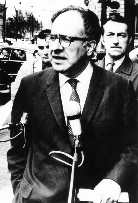 Framed Print : Philip Habib, American career diplomat, May 4, 1970. He was head of the U.S. delegation to the Paris Peace Talks from 1968 to 1971