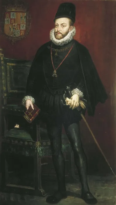 Framed Print : PHILIP II of Spain (1527-1598). Oil on canvas. Private Collection. AISA / Everett Collection**US SALES ONLY**