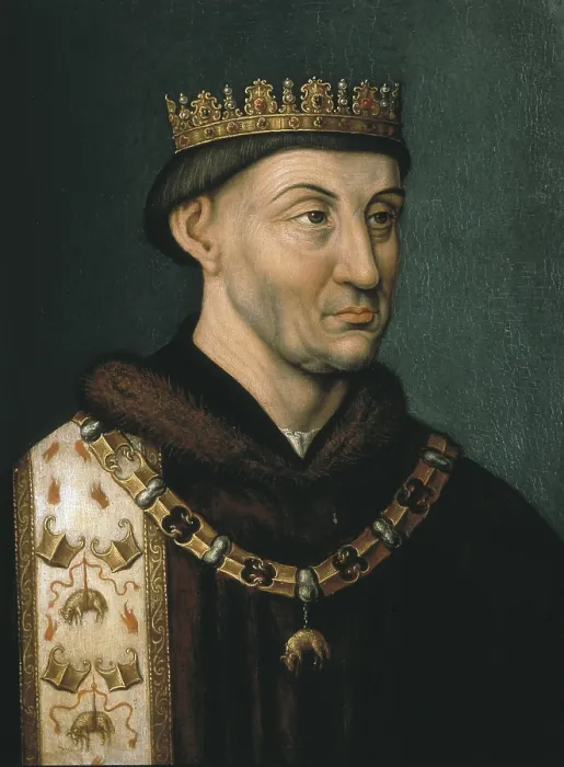 Framed Print : Philip III the Good (1396-1467). Duke of Burgundy (1419-1467). French anonymous work (16th c.). Oil on wood. FRANCE. Versailles. National Museum of Versailles