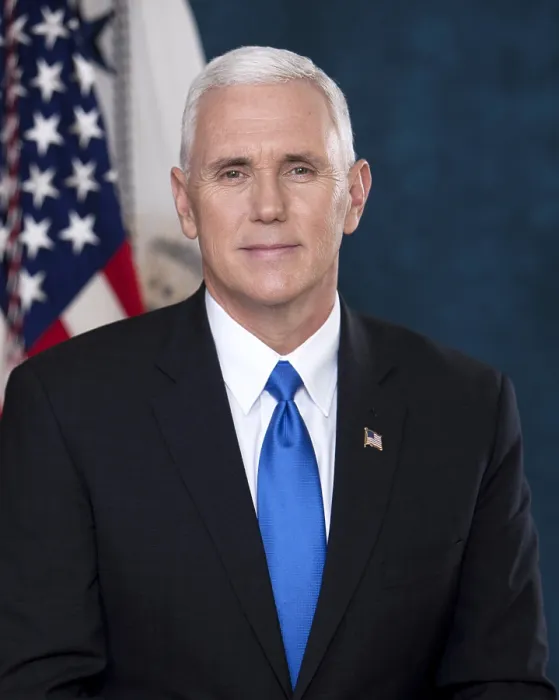 Framed Print : Photo of Vice President-elect Mike Pence taken on 2017-01-28, 2 days before the inauguration