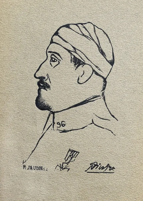 Framed Print : PICASSO, Pablo (1881-1973). Guillaume Apollinaire. AISA / Everett Collection - Image has fine art copyright