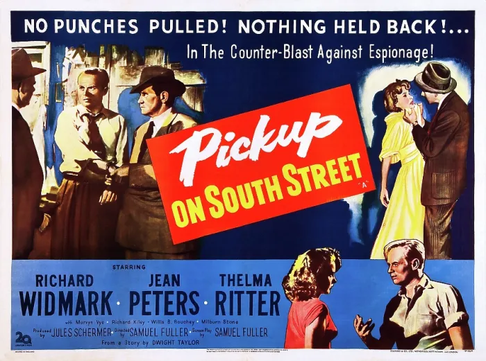 Framed Print : PICKUP ON SOUTH STREET, US poster, bottom from left: Jean Peters, Richard Widmark, 1953. TM & copyright 20th Century Fox Film Corp. / courtesy Everett Collection Framed Print : PICKUP ON SOUTH STREET, US poster, bottom from left: Jean Peters, Richard Widmark, 1953. TM & copyright 20th Century Fox Film Corp. / courtesy Everett Collection