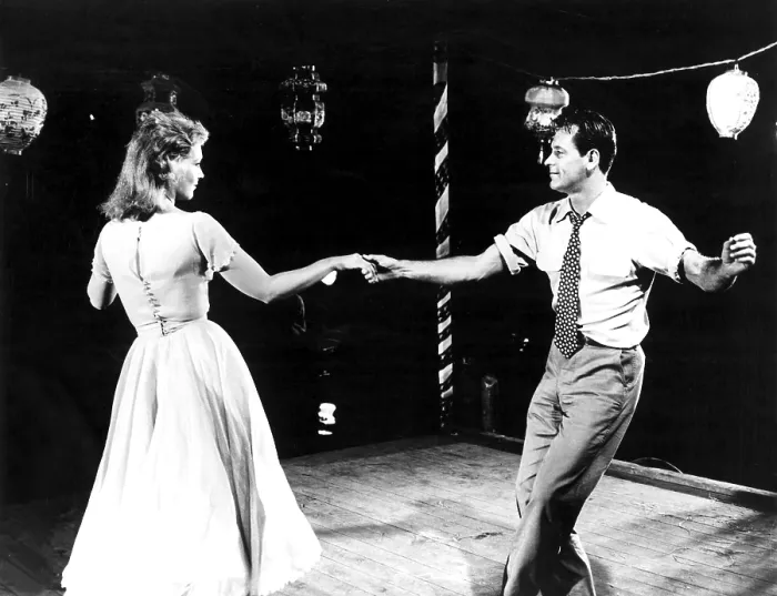 Framed Print : PICNIC, from left: Kim Novak, William Holden, 1955