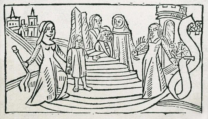 Framed Print : Picture of the book 'Visin deleitable de la filosofa y artes liberales' by Alfonso de la Torre, printed in Valladolid in 1497. Engraving Framed Print : Picture of the book 'Visin deleitable de la filosofa y artes liberales' by Alfonso de la Torre, printed in Valladolid in 1497. Engraving