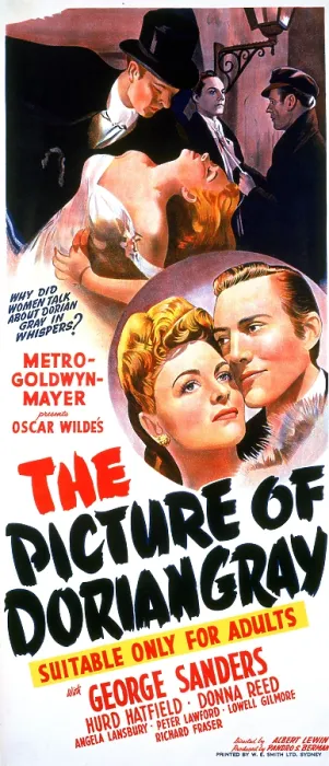 Framed Print : THE PICTURE OF DORIAN GRAY, Donna Reed, Hurd Hatfield, 1945