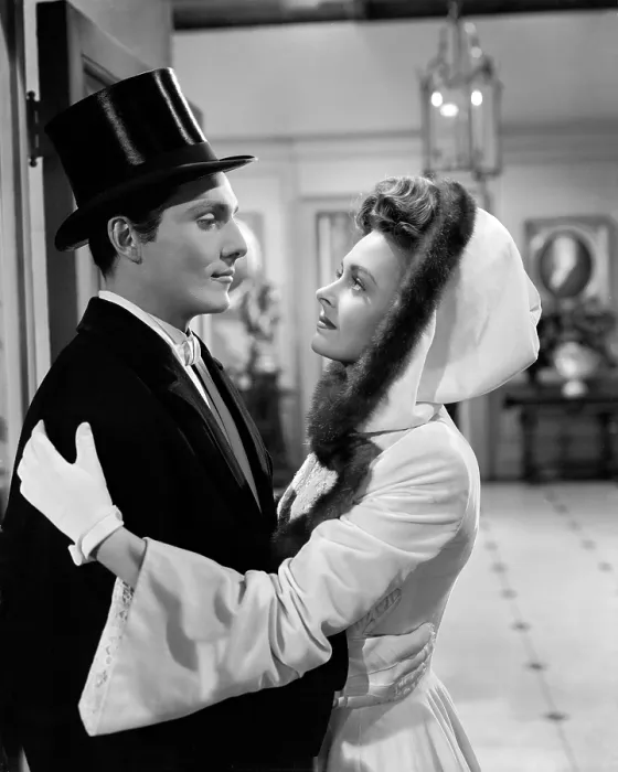 Framed Print : THE PICTURE OF DORIAN GRAY, Hurd Hatfield, Donna Reed, 1945