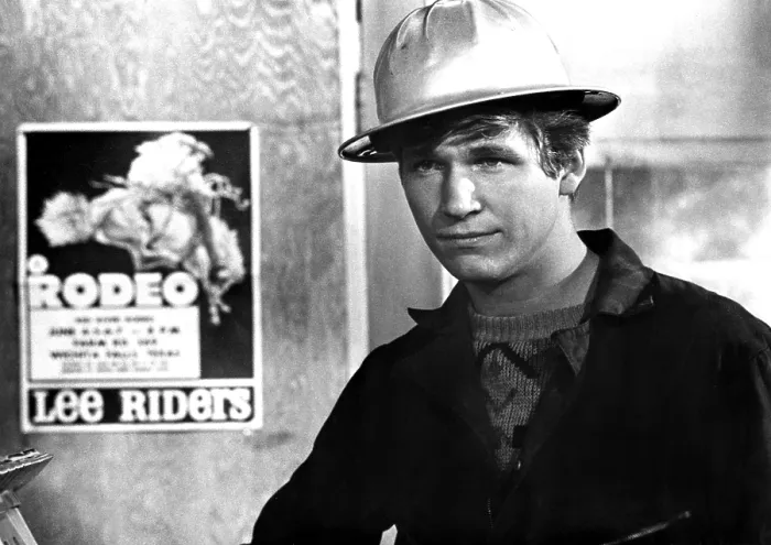 Framed Print : THE LAST PICTURE SHOW, Jeff Bridges, 1971