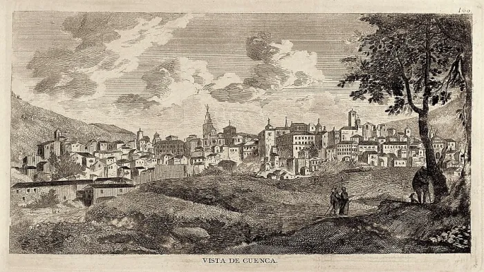 Framed Print : Picture of the work 'Viage por Espaa' (1774) by Antonio Ponz. Etching. SPAIN. Madrid. Instituto Geolgico y Minero de Espaa. AISA / Everett Collection**US SALES ONLY**