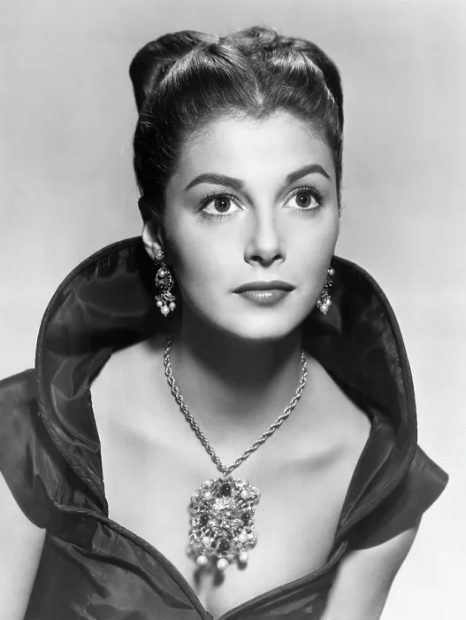 Framed Print : Pier Angeli wearing jewelry from the house of Joseff featured in THE SILVER CHALICE, 1954
