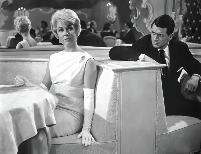 Framed Print : PILLOW TALK, Doris Day, Rock Hudson, 1959