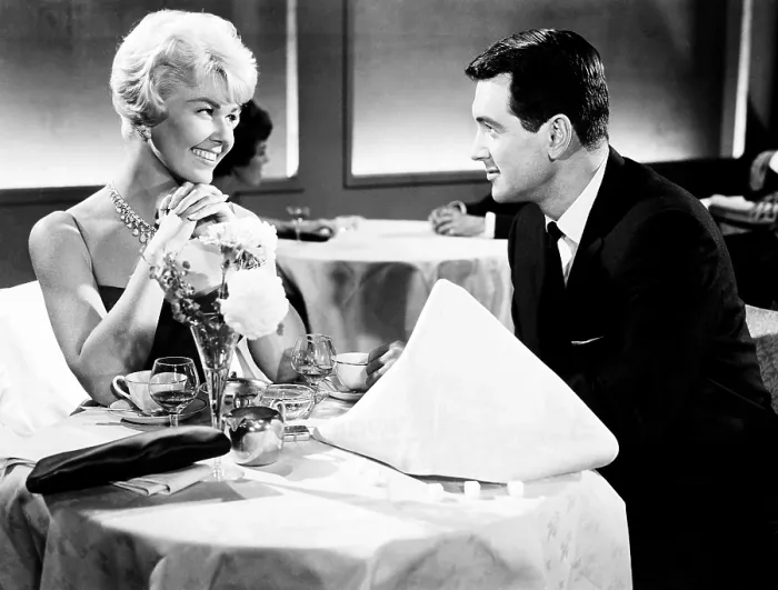 Framed Print : PILLOW TALK, from left, Doris Day, Rock Hudson, 1959 Framed Print : PILLOW TALK, from left, Doris Day, Rock Hudson, 1959