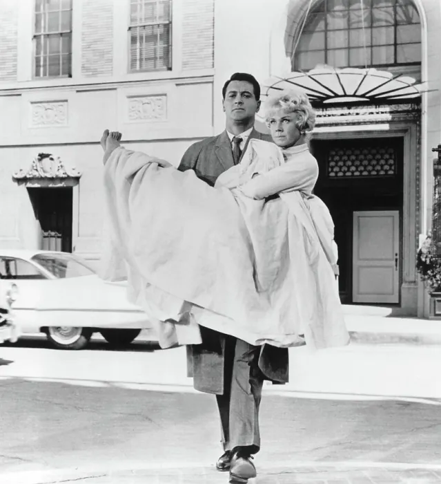 Framed Print : PILLOW TALK, Rock Hudson, Doris Day, 1959