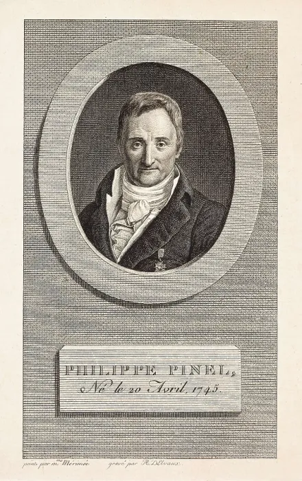 Framed Print : PINEL, Philippe (1745-1826). Engraving. FRANCE. Paris. Muse Carnavalet (Carnavalet Museum). AISA / Everett Collection**US SALES ONLY**
