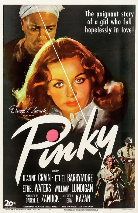 Framed Print : PINKY, US poster art, from back: Ethel Waters, Jeanne Crain, 1949, TM and Copyright (c)20th Century Fox Film Corp. All rights reserved