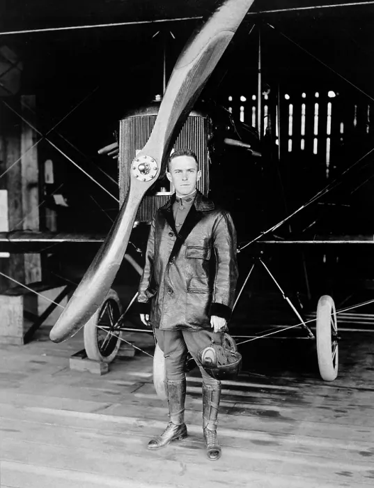 Framed Print : Pioneer aviator Joseph Eugene Carberry at Rockwell Field, San Diego. 1914. He won the Mackay Trophy in 1913 with Fred Seydel