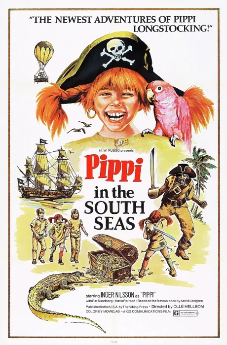 Framed Print : PIPPI IN THE SOUTH SEAS, (aka PIPPI LANGSTRUMP PA DE SJU HAVEN), US poster, Inger Nilsson, 1970 Framed Print : PIPPI IN THE SOUTH SEAS, (aka PIPPI LANGSTRUMP PA DE SJU HAVEN), US poster, Inger Nilsson, 1970