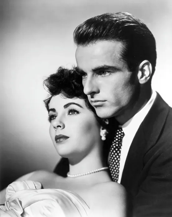 Framed Print : A PLACE IN THE SUN, from left: Elizabeth Taylor, Montgomery Clift, 1951