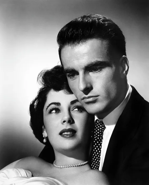 Framed Print : A PLACE IN THE SUN, from left: Elizabeth Taylor, Montgomery Clift, 1951