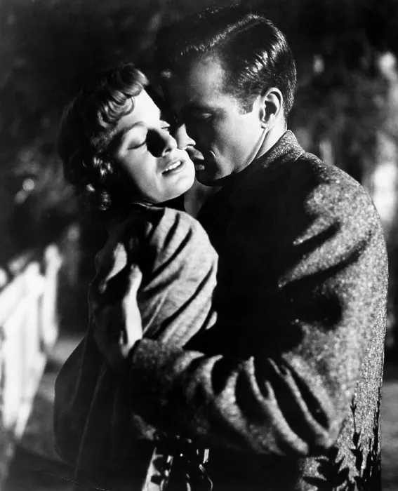 Framed Print : A PLACE IN THE SUN, Shelley Winters, Montgomery Clift, 1951
