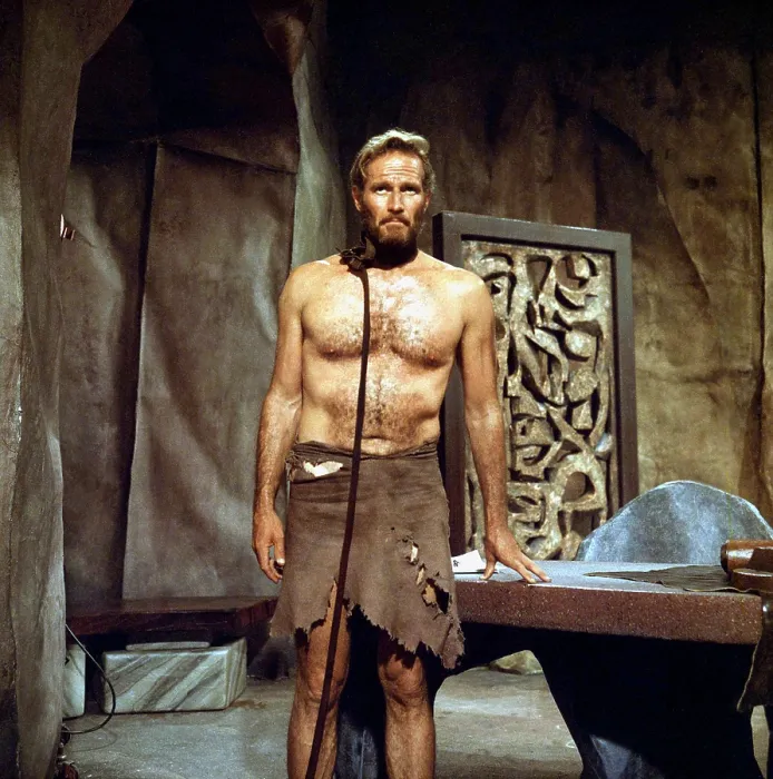 Framed Print : PLANET OF THE APES, Charlton Heston, 1968, TM & Copyright (c) 20th Century Fox Film Corp. All rights reserved