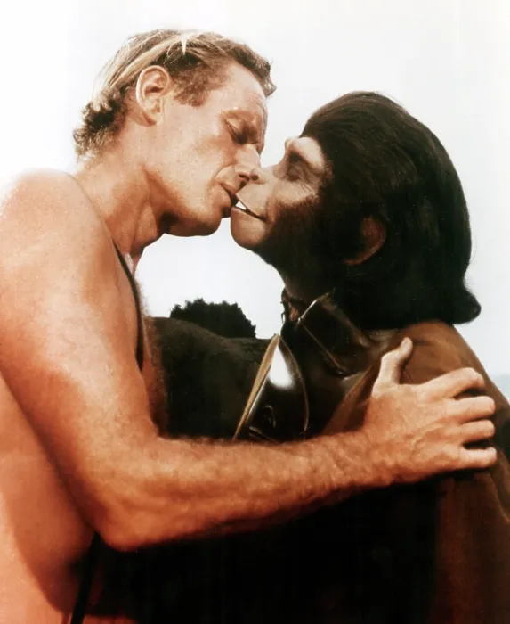Framed Print : PLANET OF THE APES, Charlton Heston, Kim Hunter, 1968, TM & Copyright (c) 20th Century Fox Film Corp. All rights reserved Framed Print : PLANET OF THE APES, Charlton Heston, Kim Hunter, 1968, TM & Copyright (c) 20th Century Fox Film Corp. All rights reserved