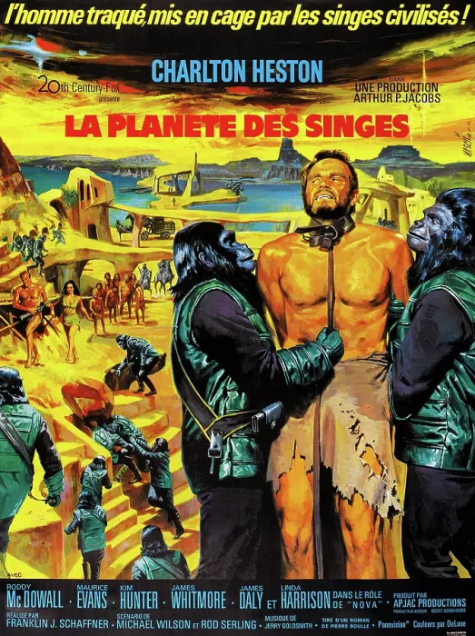 Framed Print : PLANET OF THE APES, French poster art, Charlton Heston, 1968. TM and Copyright 20th Century Fox Film Corp. All rights reserved. Courtesy: Everett Collection Framed Print : PLANET OF THE APES, French poster art, Charlton Heston, 1968. TM and Copyright 20th Century Fox Film Corp. All rights reserved. Courtesy: Everett Collection