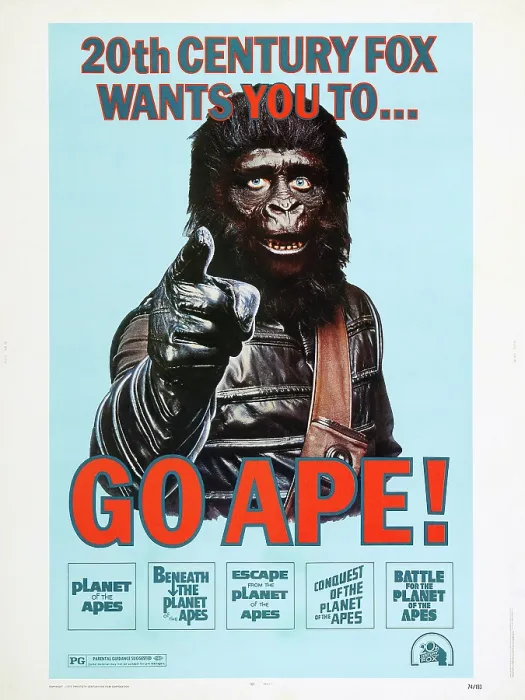 Framed Print : PLANET OF THE APES, US poster, 1974. TM and Copyright 20th Century Fox Film Corp. All rights reserved. / courtesy Everett Collection Framed Print : PLANET OF THE APES, US poster, 1974. TM and Copyright 20th Century Fox Film Corp. All rights reserved. / courtesy Everett Collection