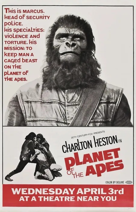 Framed Print : PLANET OF THE APES, poster art, 1968, TM and Copyright 20th Century Fox Film Corp. All rights reserved. / courtesy Everett Collection
