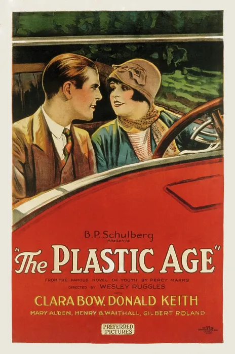 Framed Print : THE PLASTIC AGE, Donald Keith, Clara Bow, 1925