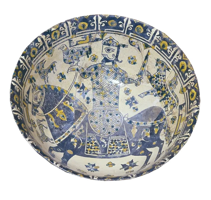 Framed Print : Plate decorated with a warrior, 10th c. Glazed Terracotta. Persian art. Ceramics. IRAN. Tehran. Iran's National Museum. Foroughi collection Framed Print : Plate decorated with a warrior, 10th c. Glazed Terracotta. Persian art. Ceramics. IRAN. Tehran. Iran's National Museum. Foroughi collection