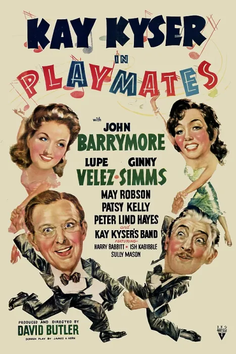 Framed Print : PLAYMATES, clockwise from lower left, Kay Kyser, Ginny Simms, Lupe Velez, John Barrymore, 1941 Framed Print : PLAYMATES, clockwise from lower left, Kay Kyser, Ginny Simms, Lupe Velez, John Barrymore, 1941