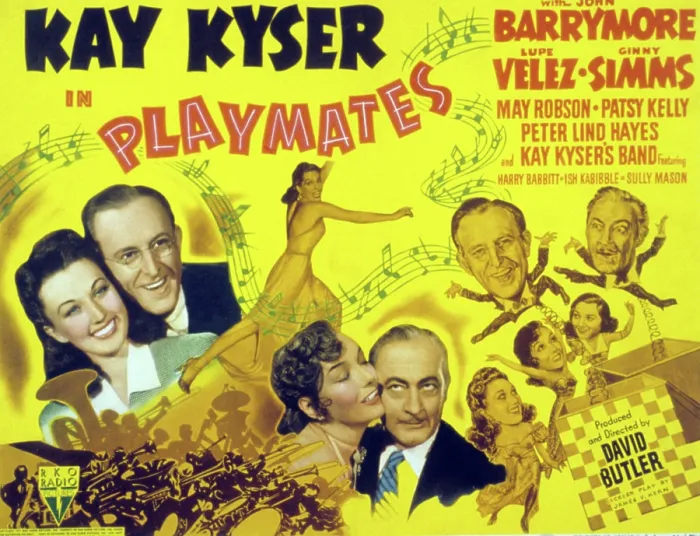 Framed Print : PLAYMATES, John Barrymore, Kay Kyser, Ginny Simms, Lupe Velez, Patsy Kelly, 1941 Framed Print : PLAYMATES, John Barrymore, Kay Kyser, Ginny Simms, Lupe Velez, Patsy Kelly, 1941